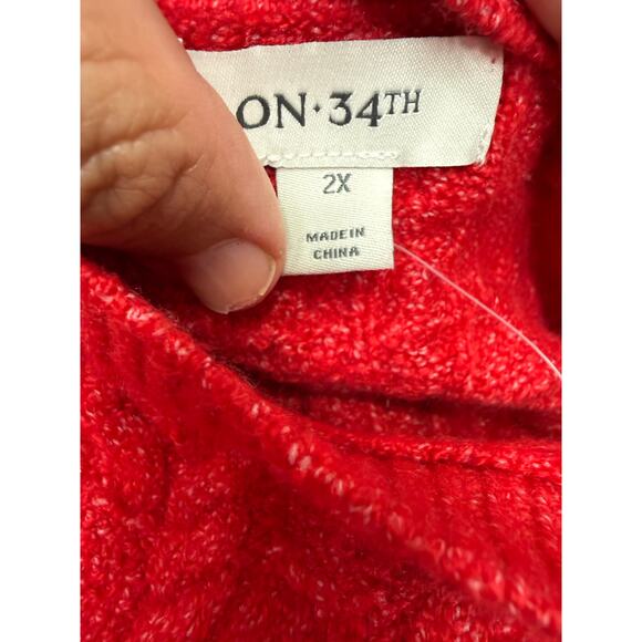 On 34th St Macy’s Women’s Sweater Size 2X NEW # H716 - Picture 7 of 8
